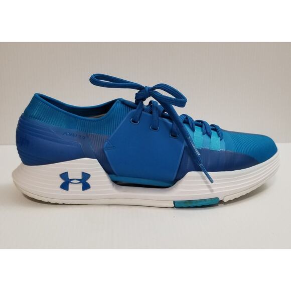 Under Armour Mens Speedform 211525 Blue Low Top Lace Up Sneaker Shoes Size 11 - Picture 1 of 13
